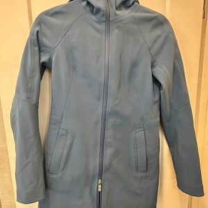 Lululemon Athletica Slate Blue Trench Coat